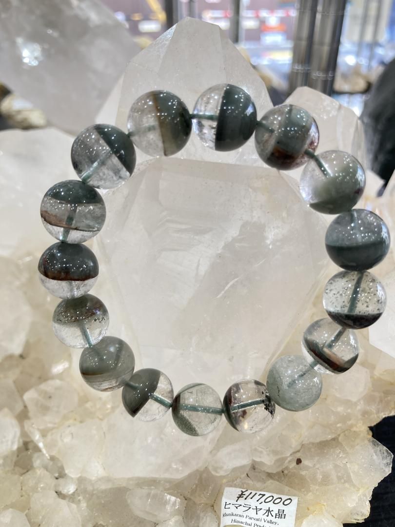 E29626】グリーンガーデンクォーツ 13㎜ ショップ 水晶 ブレスレット