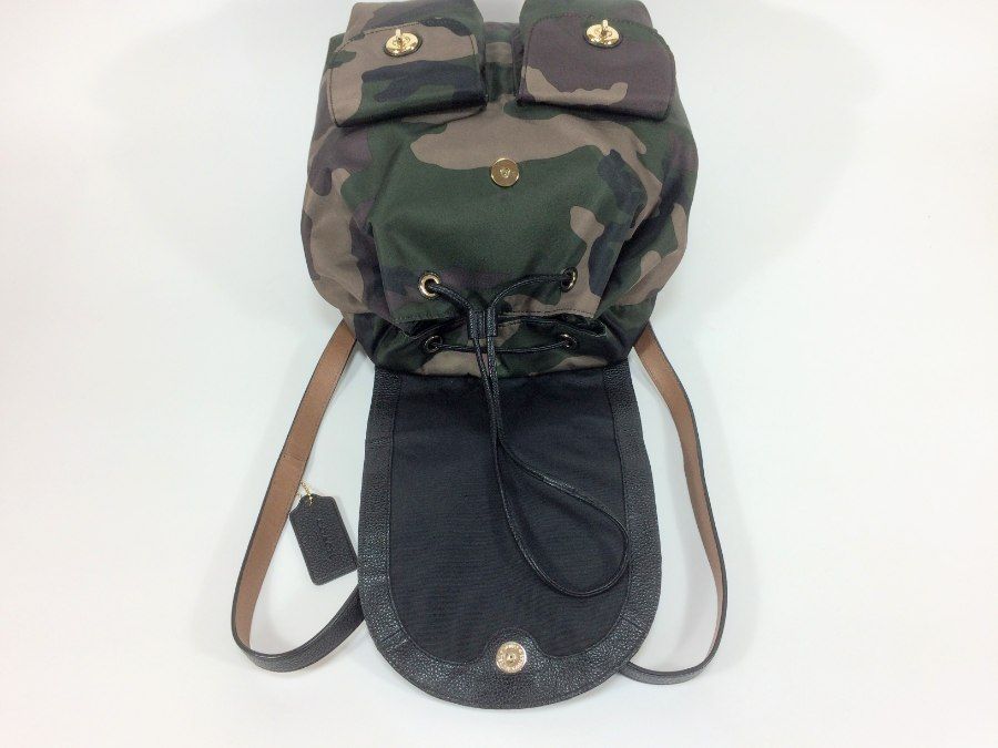 新品同様 COACH F11848 カモフラ柄 リュック バックパック 【公式通販】