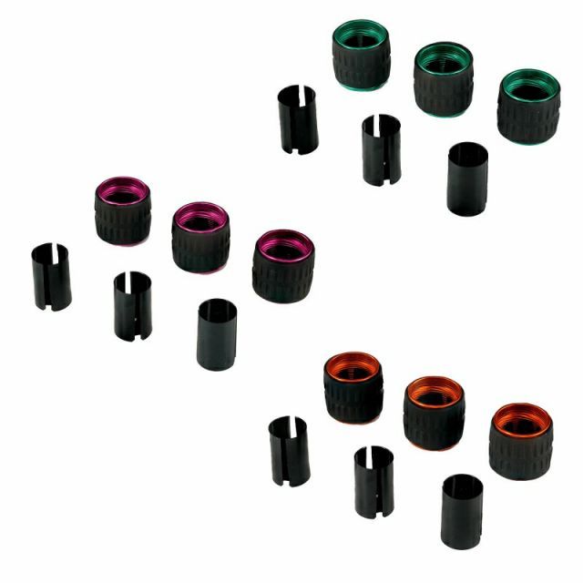 種類21：ピンク/32mm Leofoto (レオフォト) 交換用ロックナット 3個