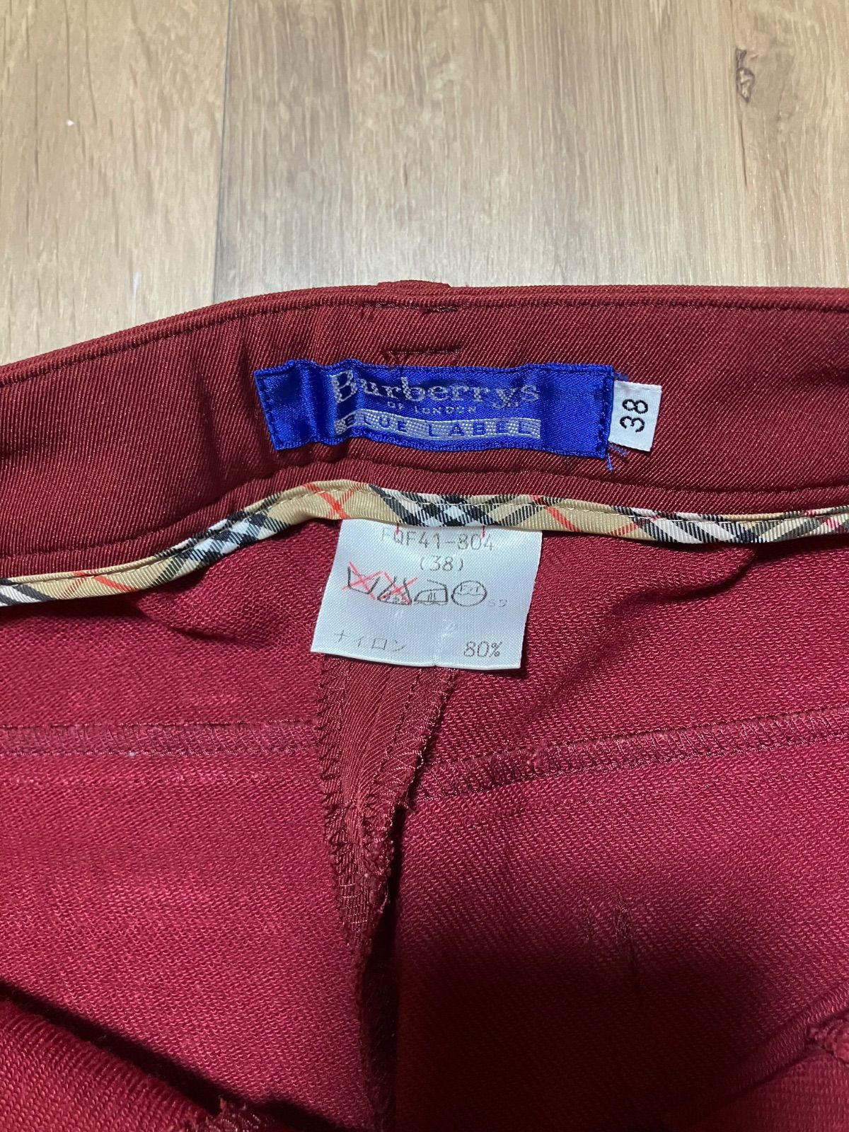 Burberrys BLUE LABEL バーバリー ブルーレーベル パンツ 38