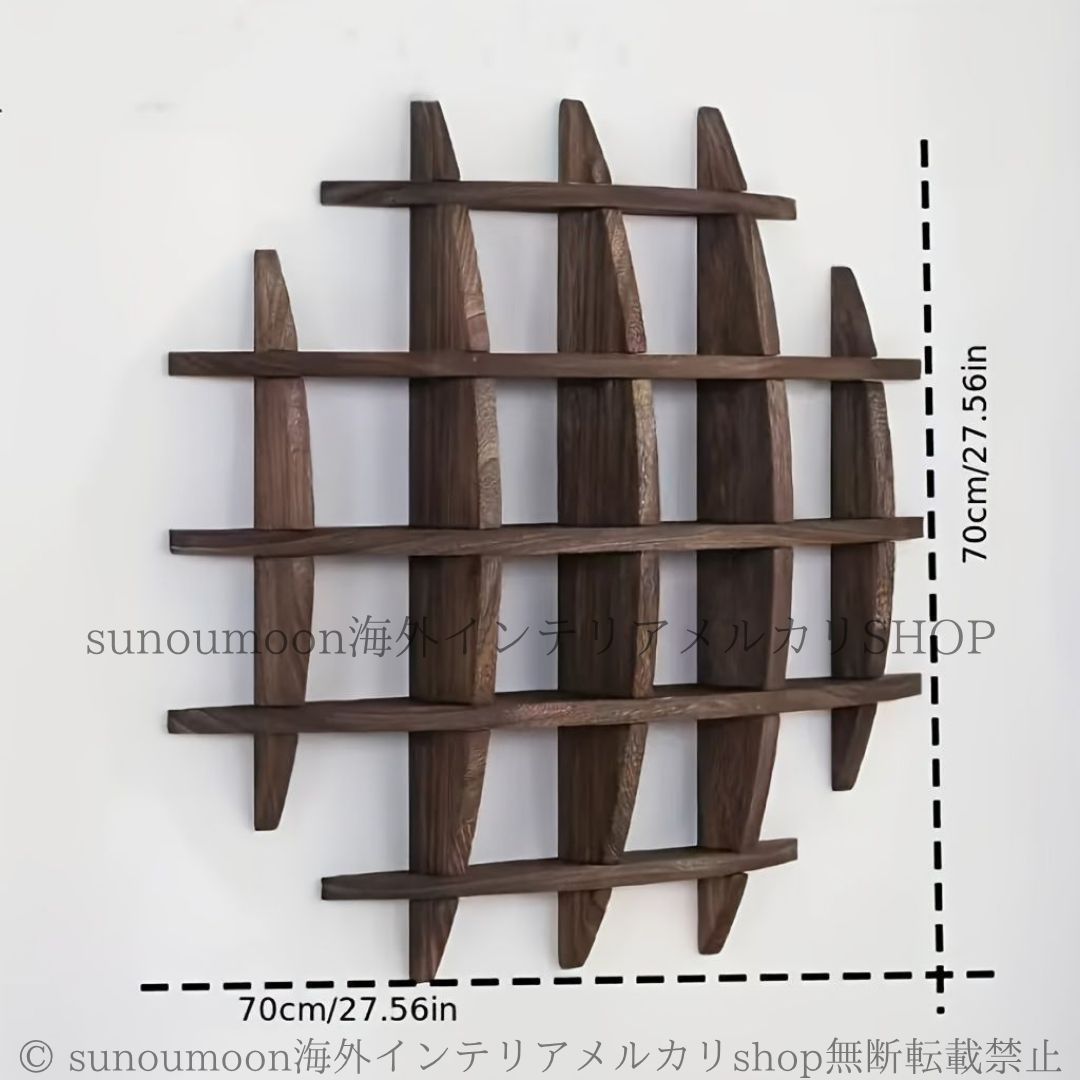 壁掛け収納 ホームデコ ウォールシェルフ 木製 飾り棚 ラック