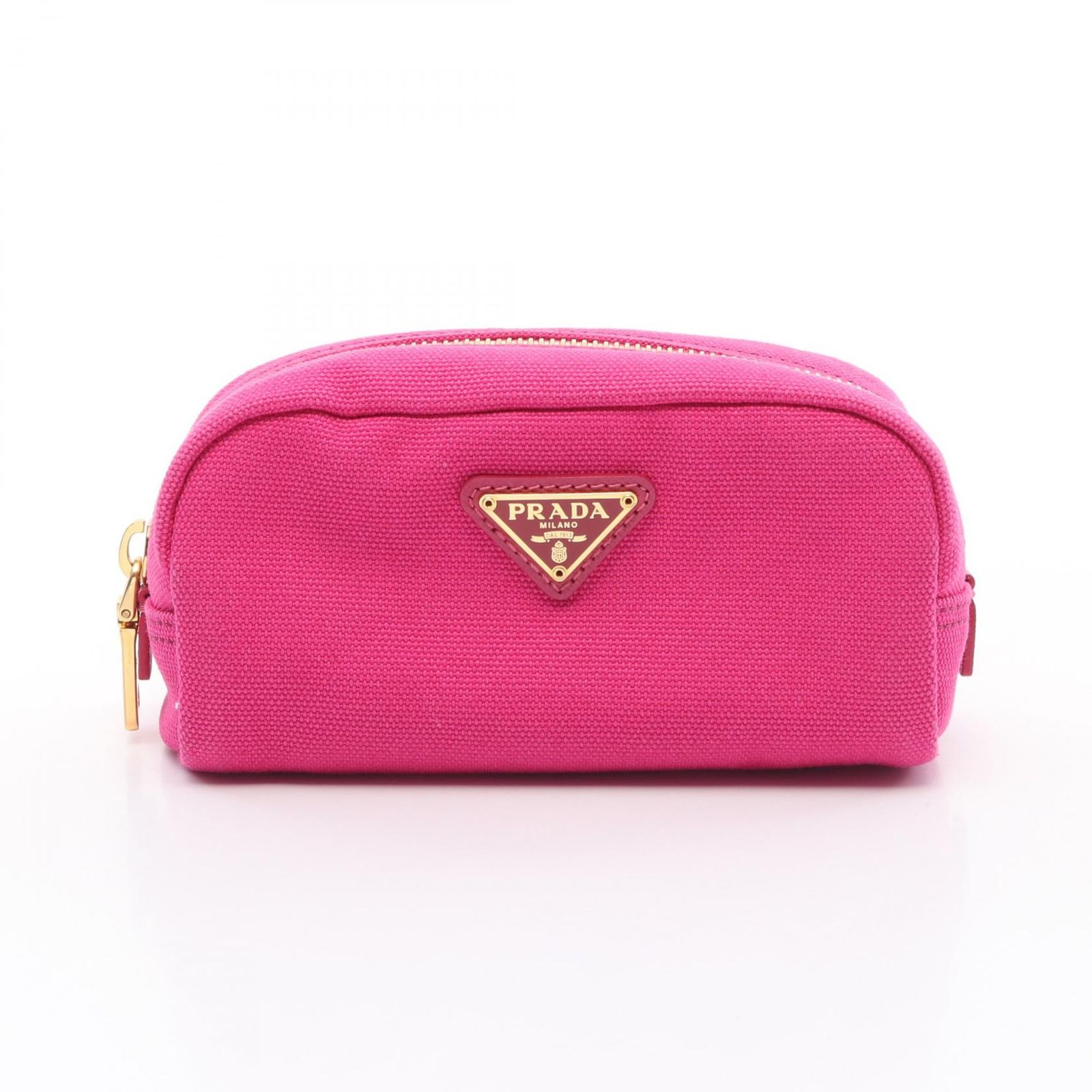 プラダ PRADA ポーチ CANAPA 1N0175 ショッキングピンク キャンバス 
