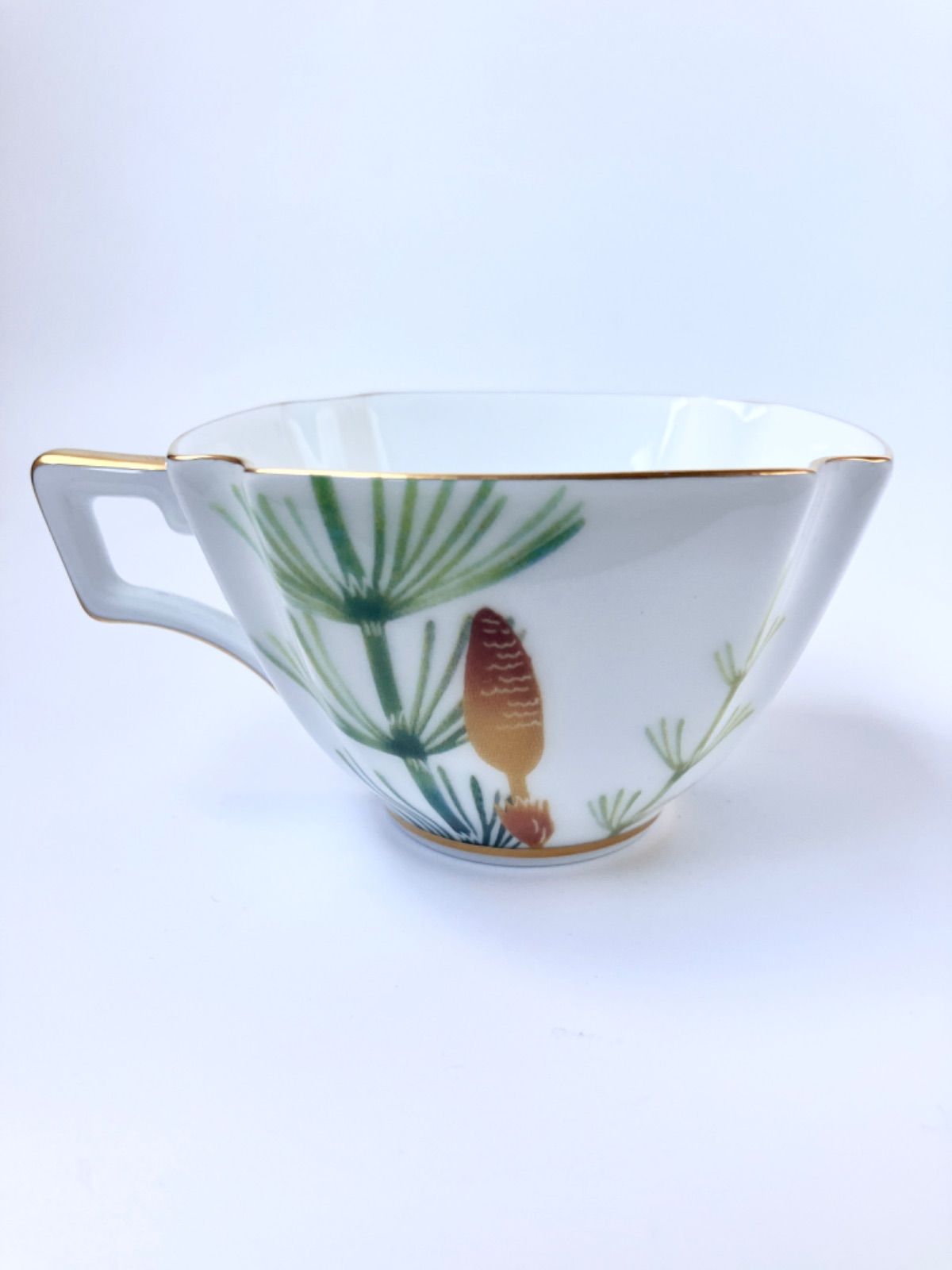 新品未使用】大倉陶園100周年つくし模様ティー・コーヒー碗皿
