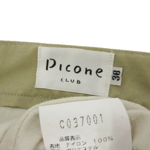 other - ピッコーネクラブ GOLF パンツ ウエストゴム 裏起毛 ベージュ系 38 PICONE CLUB ピッコーネクラブ 裏起毛パンツ ベージュ系 38