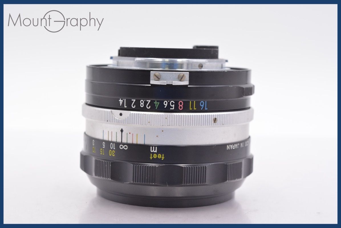 実用 ニコン Nikon NIKKOR-S C Auto 50mm F1.4 非Ai 後キャップ付 同梱可 mj5091