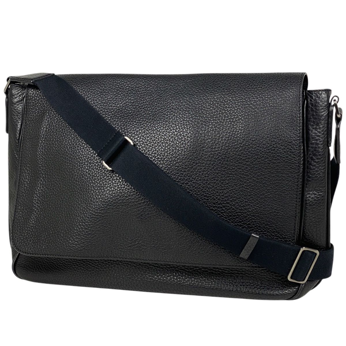 トッズ TOD'S ショルダーバッグ メッセンジャーバッグ ブラック