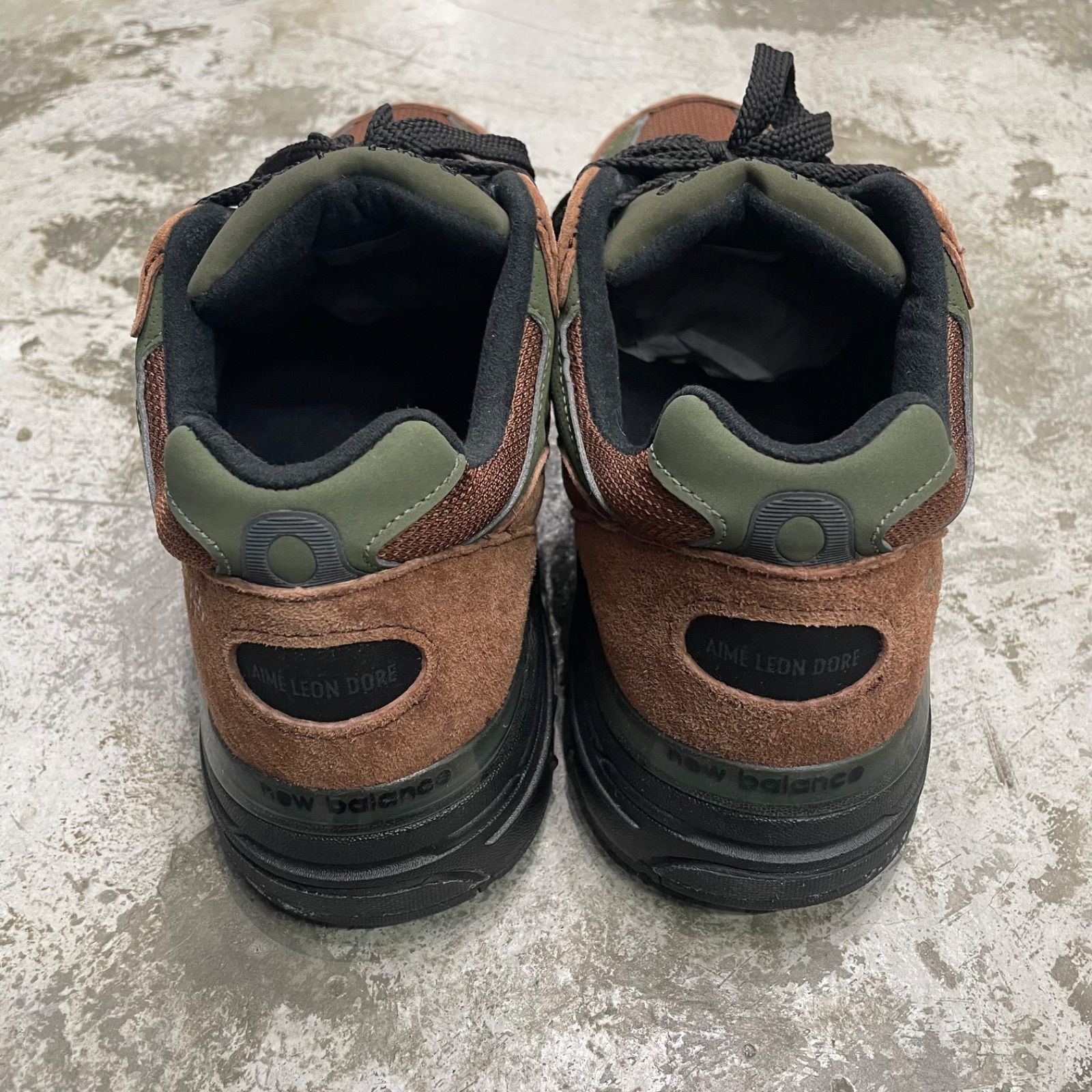 Aime Leon dore New Balance 993 Brown スエード スニーカー MR993ALD 