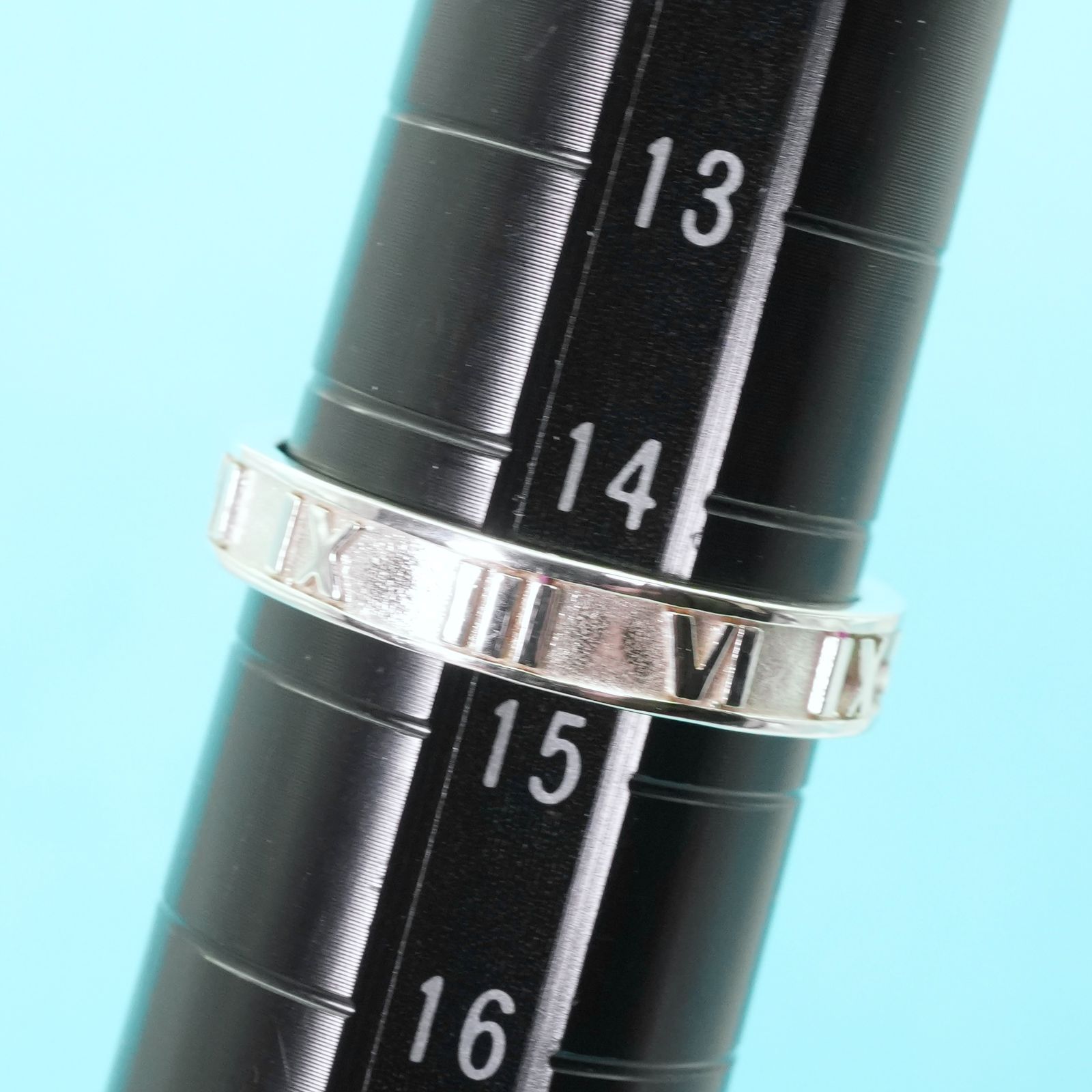 ☆ティファニー 14号 アトラス ワイド リング シルバー 指輪 ユニ