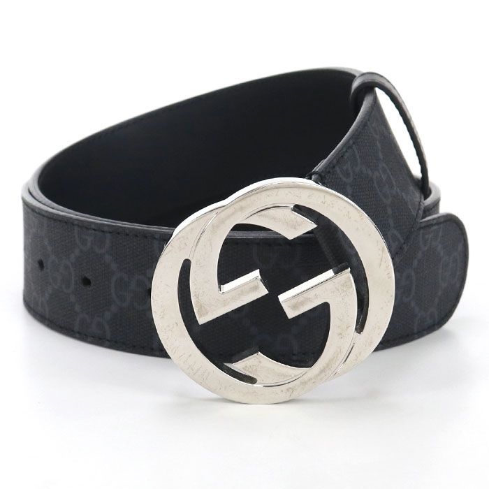 GUCCI グッチ GGスプリーム 411924 ベルト レザー メンズ