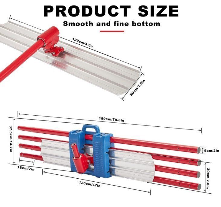 円端コンクリートフロート 4本のインターロックレバー付きコンクリートセット