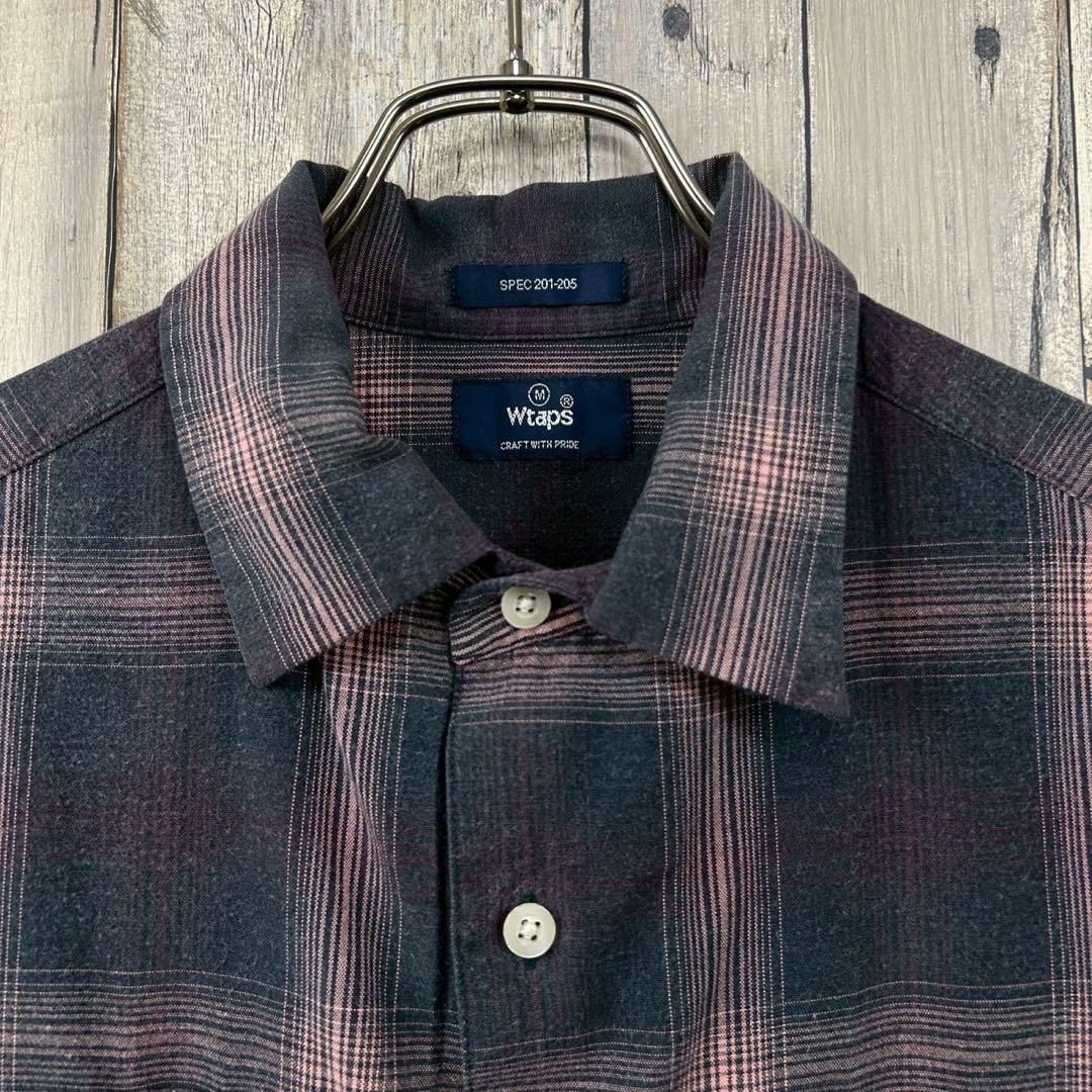 WTAPS ダブルタップス オンブレチェック シャツ 日本製 WTAPS ダブルタップス オンブレチェック シャツ 日本製 wtaps ダブル
