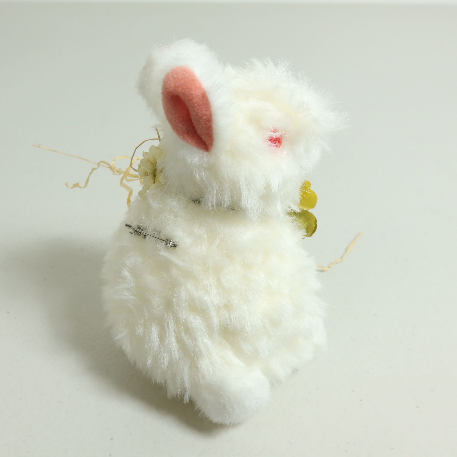 ピンクハウス❤️【未使用】うさぎさんのぬいぐるみコサージュ❤️しろ 美品】ピンクハウス☆ブローチ コサージュ うさぎ ラビット