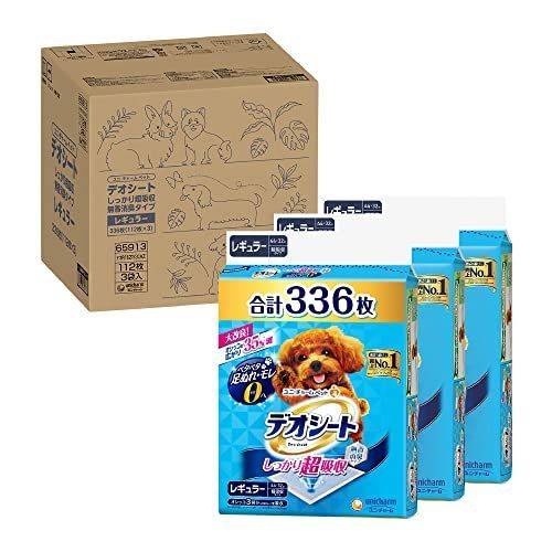 ペット用品 336枚112枚×3袋おしっこ レギュラー 無香消臭 しっかり超