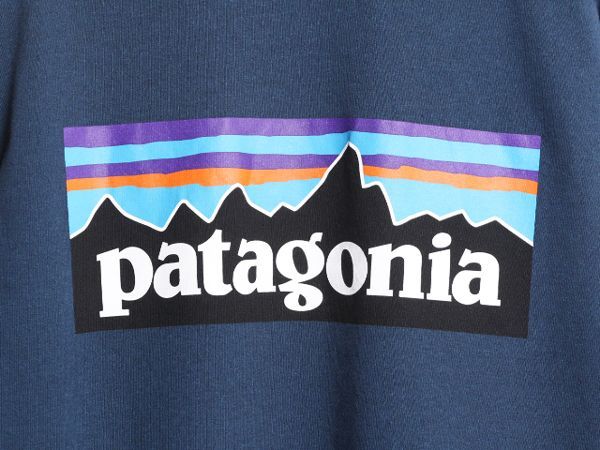 お得なクーポン配布中!】 20年製 パタゴニア 両面 プリント 長袖 Tシャツ メンズ XL / 古着 Patagonia アウトドア ロンT  ロングスリーブ ロゴT P6 バックプリント 紺 - メルカリ