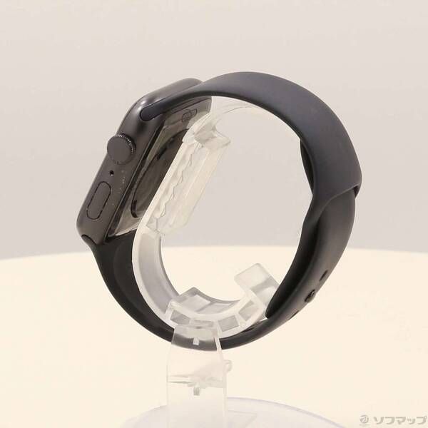 〔 品〕 Apple Watch SE 第1世代 GPS 44mm スペースグレイアルミニウムケース ブラックスポーツバンド 262