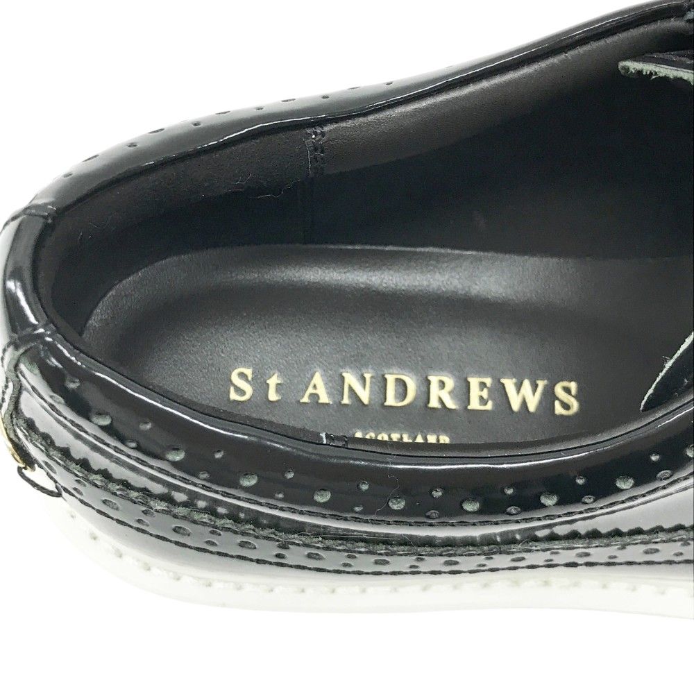 ST ANDREWS セントアンドリュース  厚底 スパイクレスゴルフシューズ  ブラック系 M [240101436710] ゴルフウェア レディース ストスト ST ANDREWS セントアンドリュース 厚底 スパイクレスゴルフ