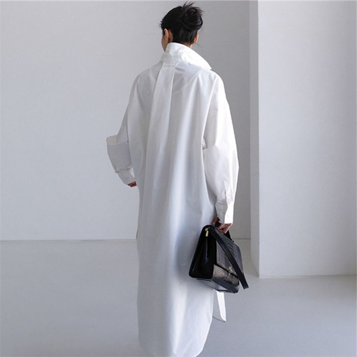 【美品】KENJI HIKINO サイドスリットロングシャツ　ワンピース 美品】KENJI HIKINO サイドスリットロングシャツ ワンピース 美