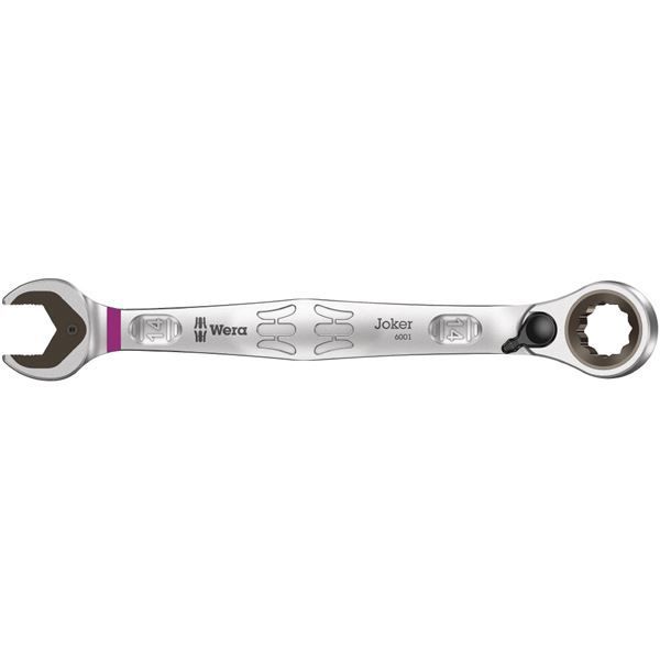 WERA ヴェラ コンビネーション ラチェットレンチ JOKER スパナ部内側口幅14mm 全長187mm 020069 工具 ツール DIY 作業工具 道具