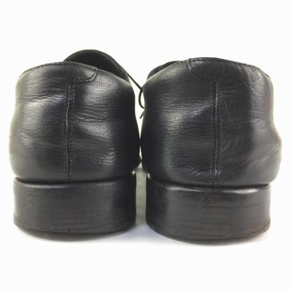 Zegna エルメネジルドゼニア【size8D/26.0〈黒/BLACK】オールレザー