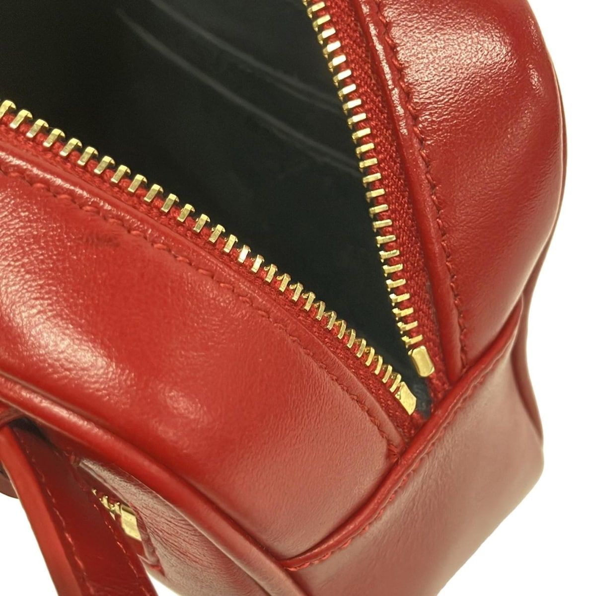 SAINT LAURENT PARIS サンローランパリ ウエストポーチ ルーベルトバッグ 534817 レッド レザー DECORATOM_COM_BR