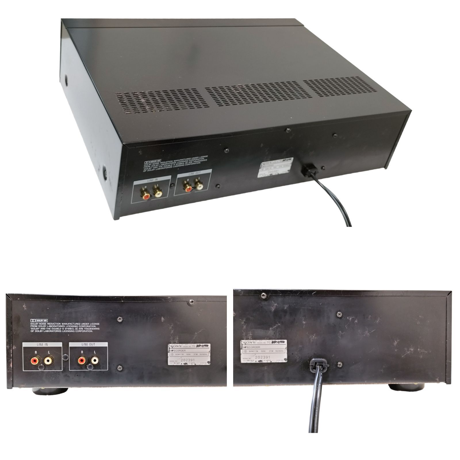 SONY TC-K555ESX ステレオカセットデッキ □□SONY TC-K555ESR