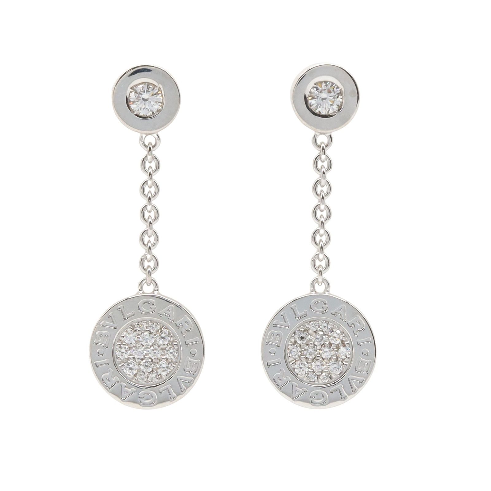 ブルガリ BVLGARI ピアス ブルガリブルガリ パヴェダイヤ ピアス