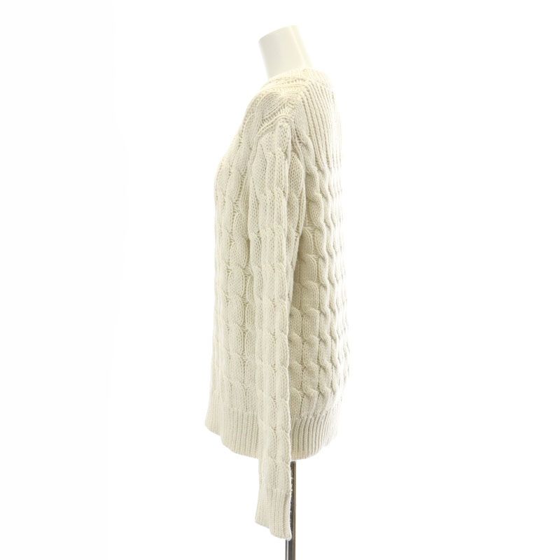 ドゥーズィエムクラス　 JOYFUL CABLE ケーブルニット　白 Deuxieme Classe ニット JOYFULケーブル プルオーバー