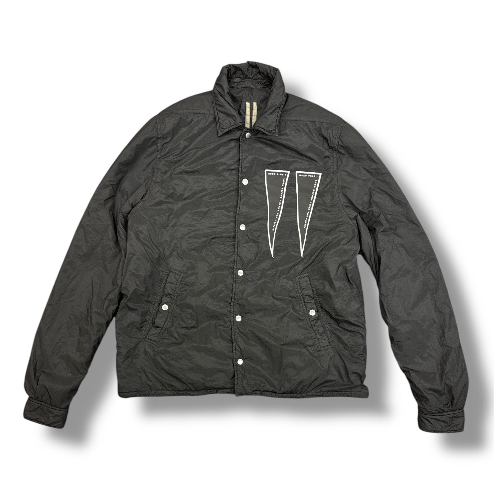 Rick Owens DRKSHDW Nylon Front Snap Jacket ナイロンフロント 