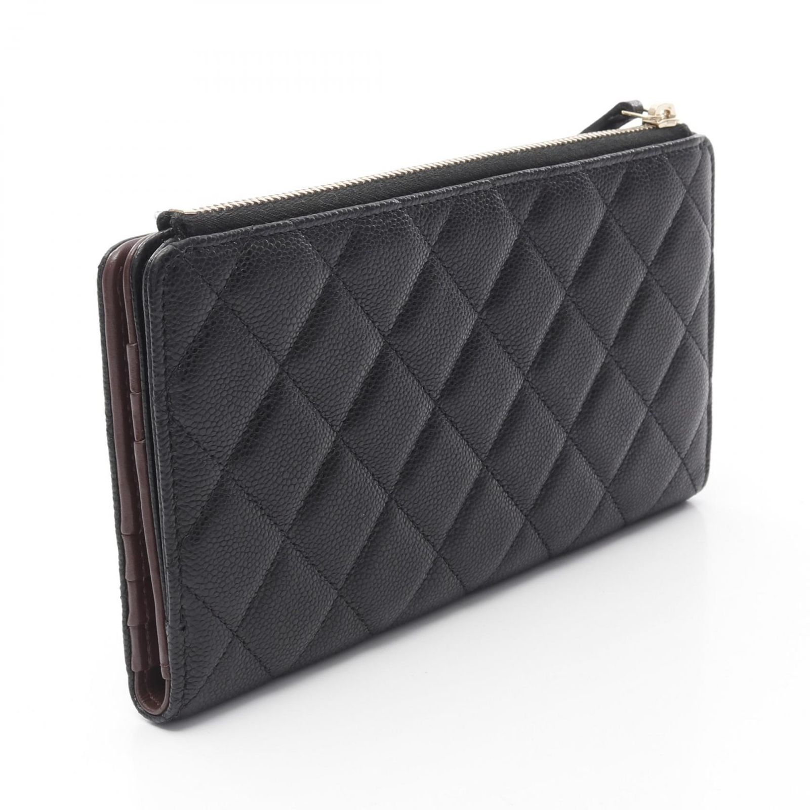 シャネル CHANEL 二つ折り長財布 タイムレスクラシック
