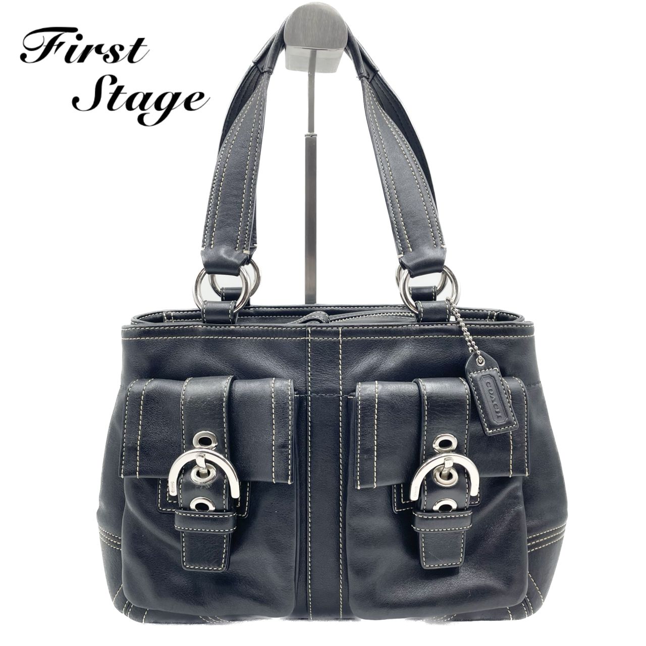 大特価‼️COACH コーチ ソーホー ポケット トートバッグ ハンドバッグ 