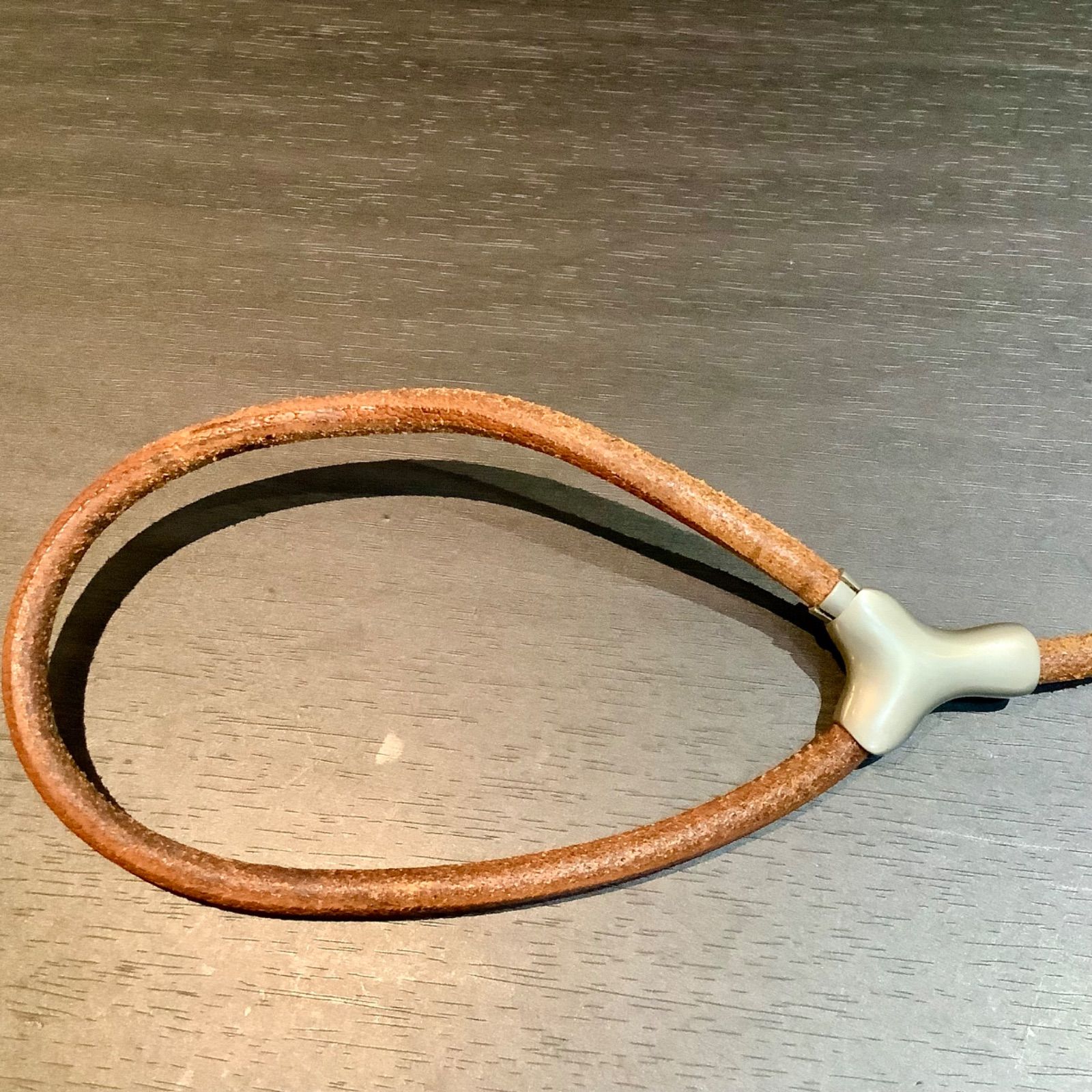 犬用リード＆ハーネスSET【本革】salmonping＆ヌメ革ツートン