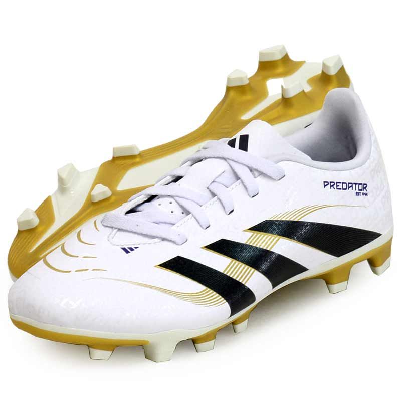 【新作，限定セール】 アディダス adidas  PREDATOR CLUB FXG J  ジュニア サッカースパイク プレデター  25FW (JH8870)、17.0cm サッカーシューズ・スパイク