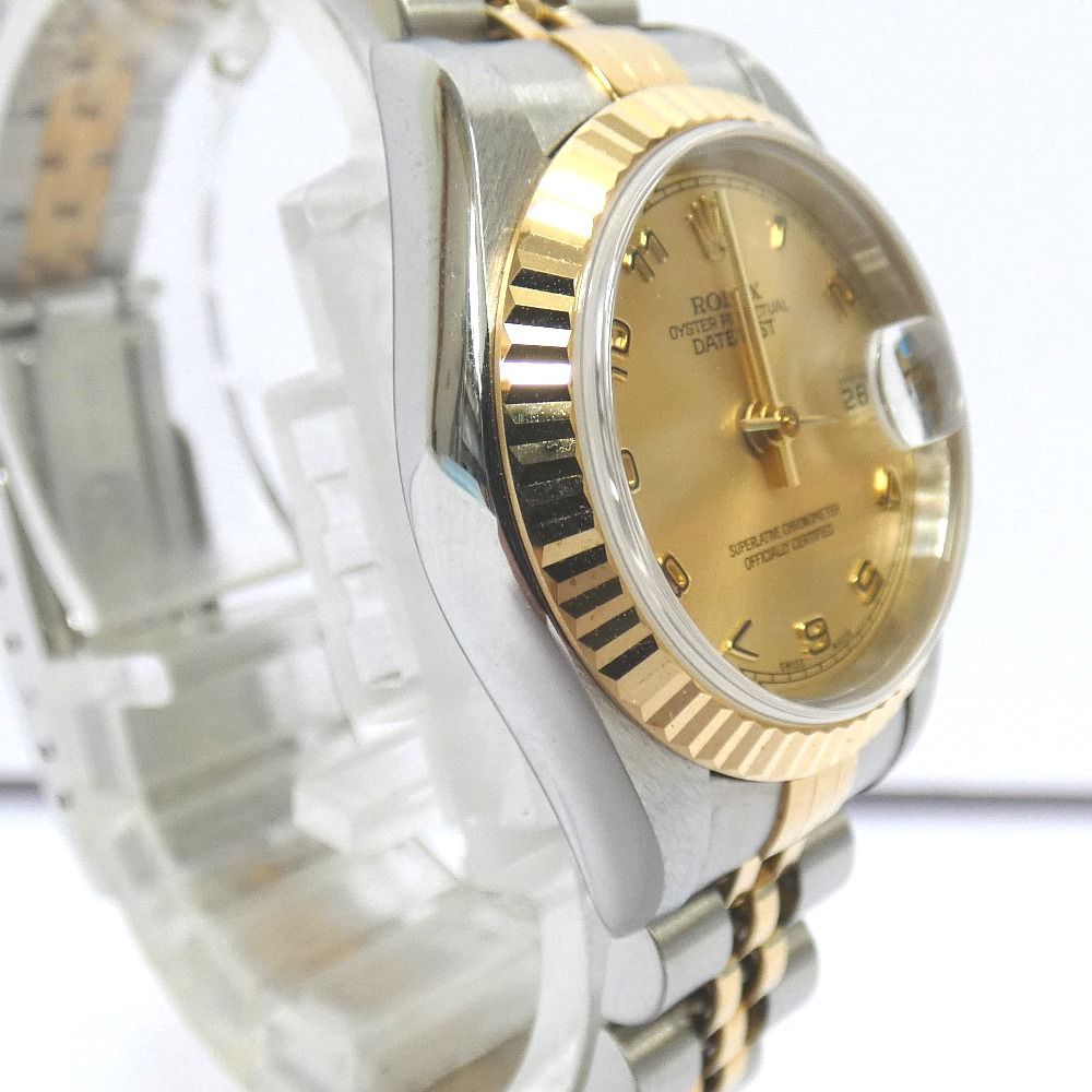 ロレックス 腕時計 デイトジャスト 79173 シャンパン Dz777871 中古 ROLEX（ロレックス） デイトジャスト 79173 シャンパンゴールド SS