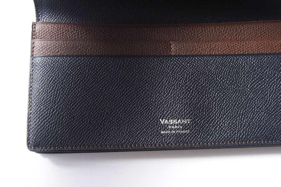 新品｜未使用｜ヴァサン｜VASSANT｜グレインレザーロングウォレット｜長財布｜札入れ｜PY10｜ブラウン - メルカリ