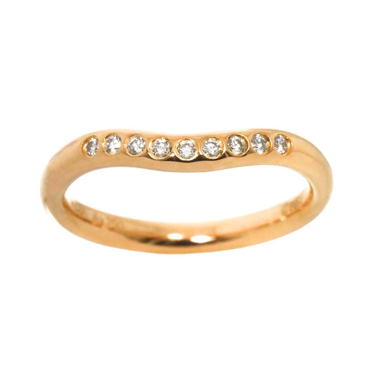 Tiffany & Co. 18K カーブドリング9.5号ゴールド リング TIFFANY&Co 