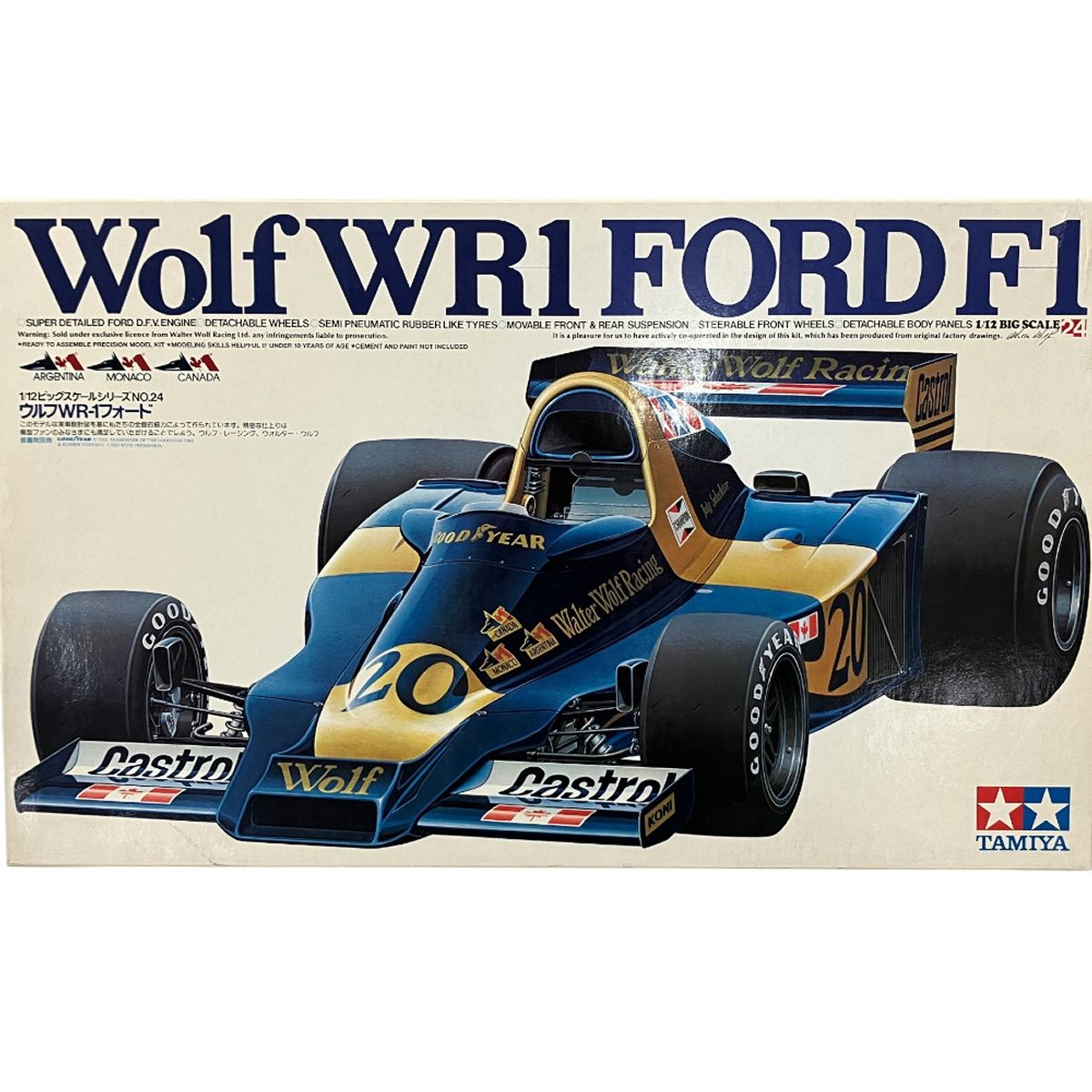 タミヤ Wolf Ford F1 1/12スケール プラモデル タミヤ1/12 F-1プラモデル ビッグスケールシリーズ TAMIYA 1/12 Wolf