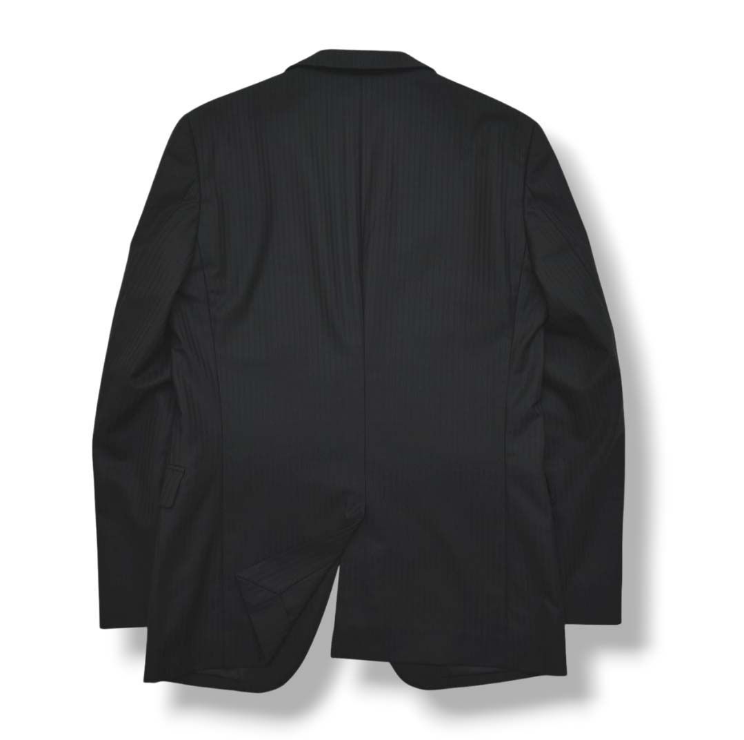 新品未使用⭐︎五大陸⭐︎ シャドーストライプ2Bテーラードジャケット ブラウン 美品】 タケオキクチ TAKEO KIKUCHI シャドーストライプ柄 シングル 2B