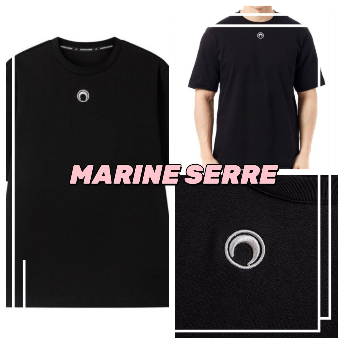 MARINE SERRE Marine Serre マリーン セル Tシャツ Moon Logo
