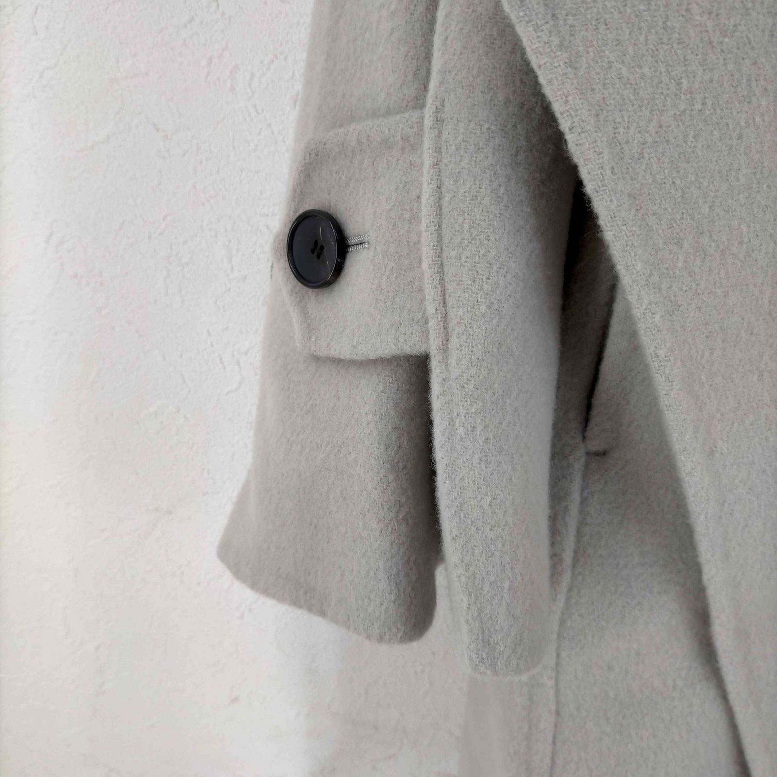 【新品・未使用】CASA FLINEダブルブレストコート/BEIGE カーサフライン CASA FLINE ストール付きダブルブレストロング