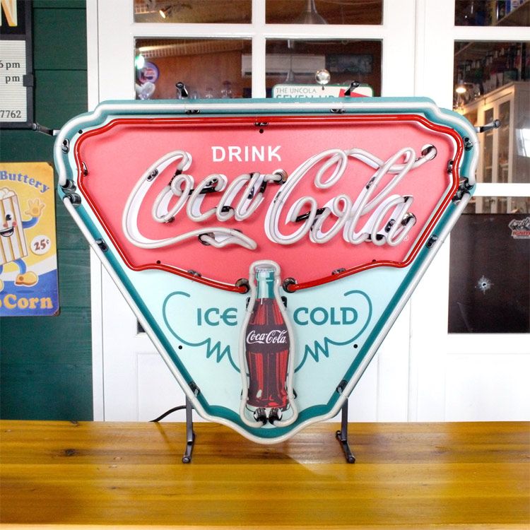 専用 コカコーラブランド『ミニレタリングLEDサイン』 Coca Cola
