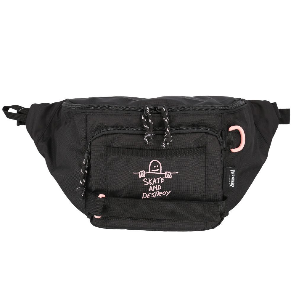 BKPK  THRASHER スラッシャー THR-265 Waist Bag THRASHER スラッシャー ボディバッグ  ボディバック ウエストバッグ ウエストバック ワンショルダーバッグ ワンショルダーバック スリングバッグ スリン