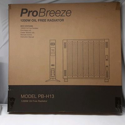 Pro Breeze 次世代オイルレスヒーター1200W