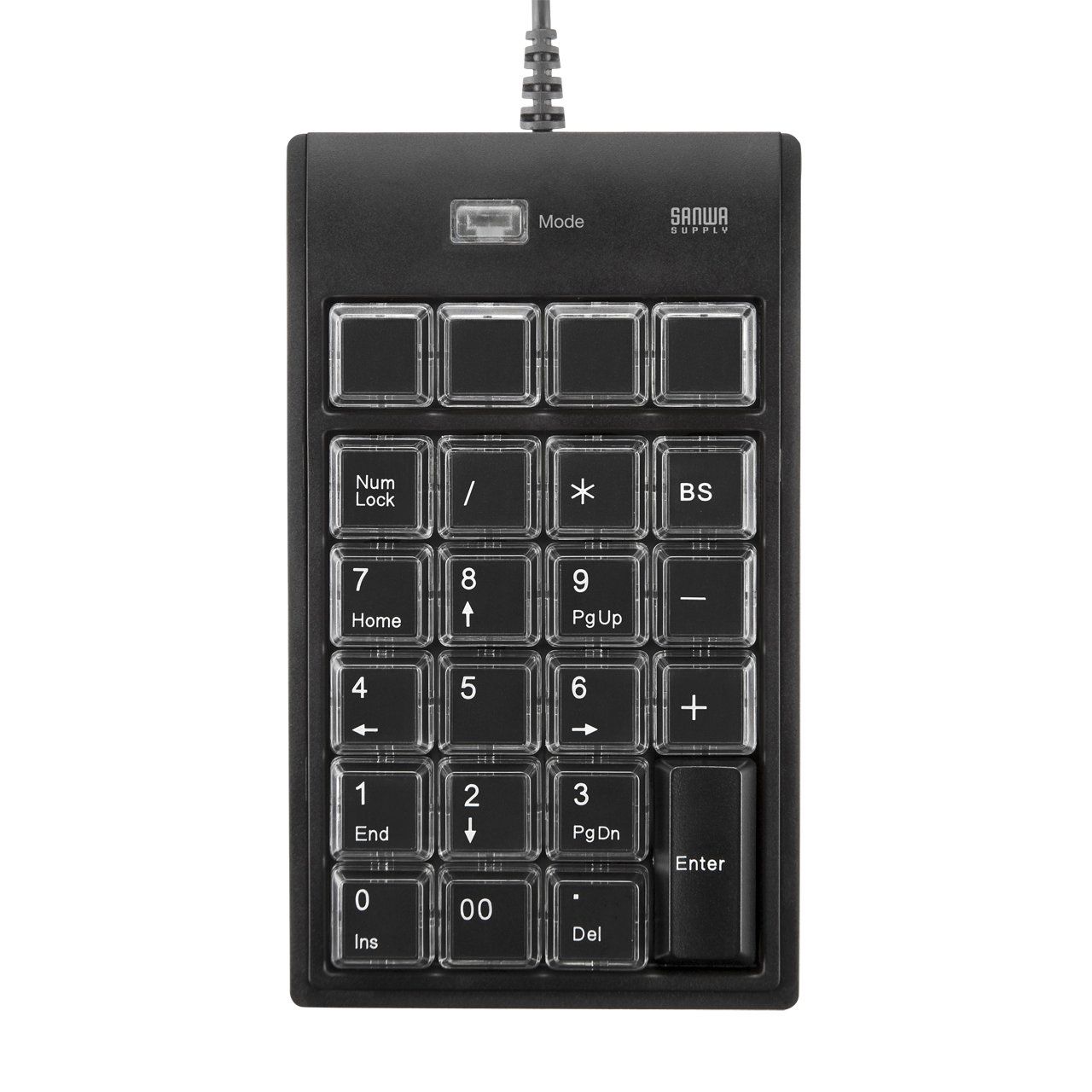 サンワサプライ プログラマブルテンキー NT-19UH2BK