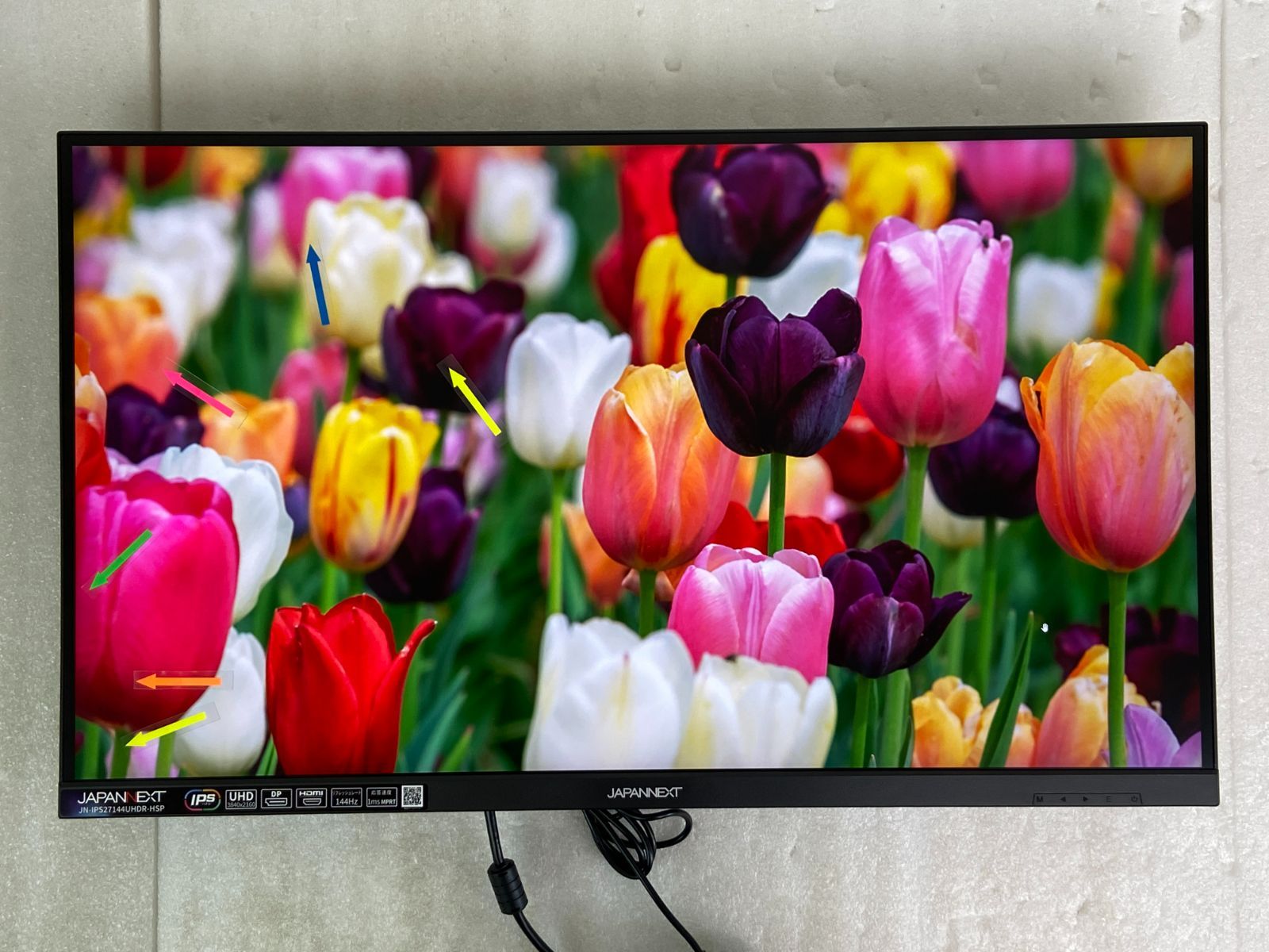 JAPANNEXT 27型 4K 144Hz ゲーミングモニター - メルカリ