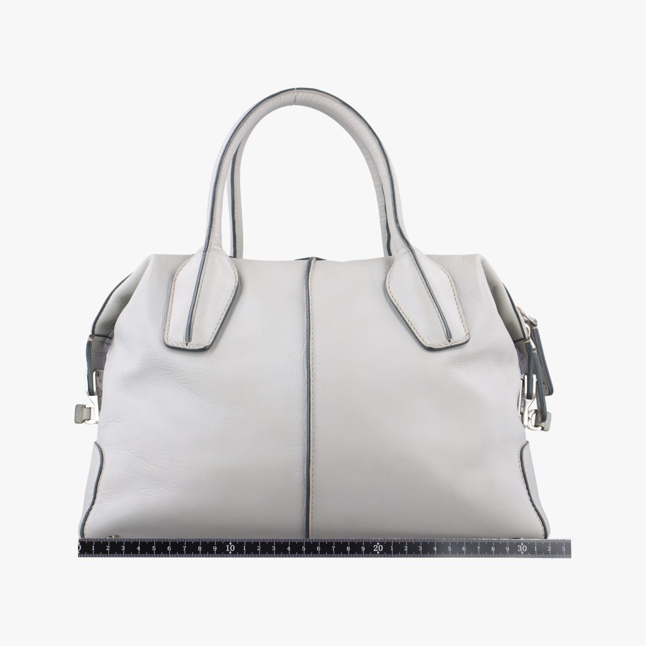 トッズTODSDスタイリングバウレットグレーレザー4B36