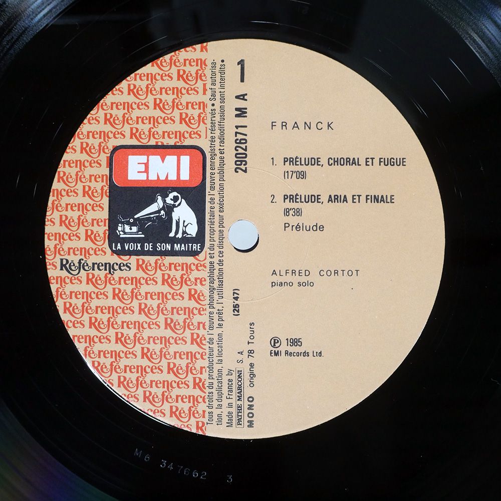 仏 フランス盤 LANDON RONALD/FRANCK:OEUVRES POUR PIANO