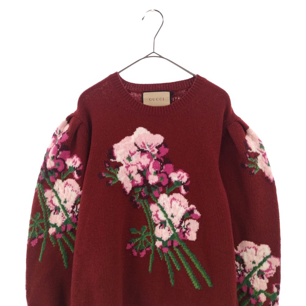 新品　グッチ GUCCI ヘアバンド ターバン フラワー 花 刺繍 ニット 新品 グッチ GUCCI ヘアバンド ターバン フラワー 花 刺繍 ニット