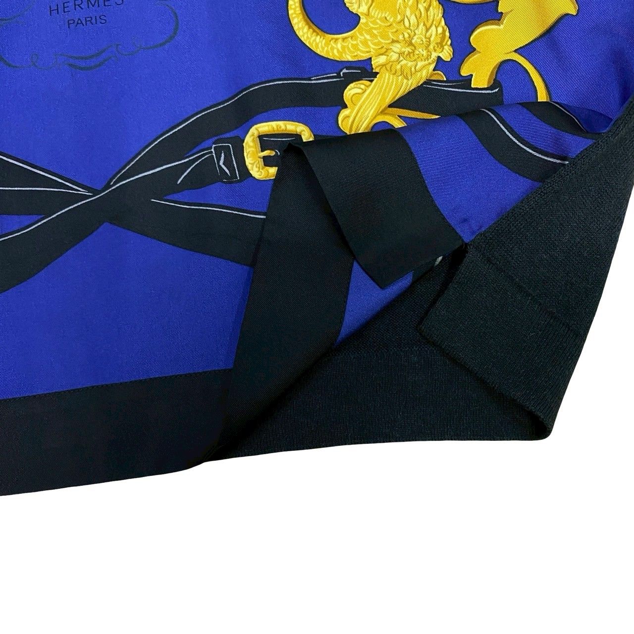極 美品 希少品 HERMES エルメス ブリッド ドゥ ガラ 柄 シルク