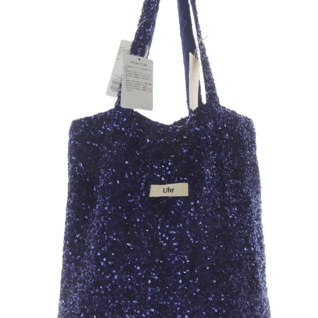 新品未使用　Uhr / ウーアSpangle Tote Bag ブラック ≪一部店舗+WEB限定≫【Uhr / ウーア】別注Spangle Tote Bag