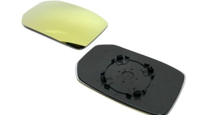 200系 ハイエース 6型～ ドアミラー 広角ワイドミラー 標準ワイドナロー 純正交換式 イエロー ゴールド 左右セット